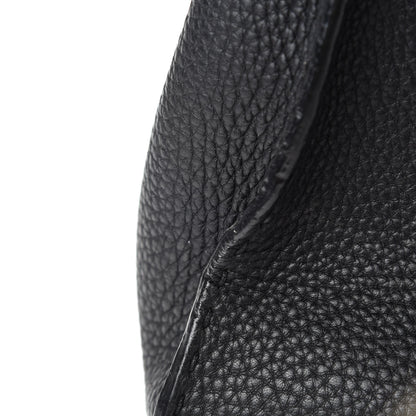 Fendi Cuoio Romano Selleria Bi-Color Medium Peekaboo Iconic Satchel Black Mou 11 of 15