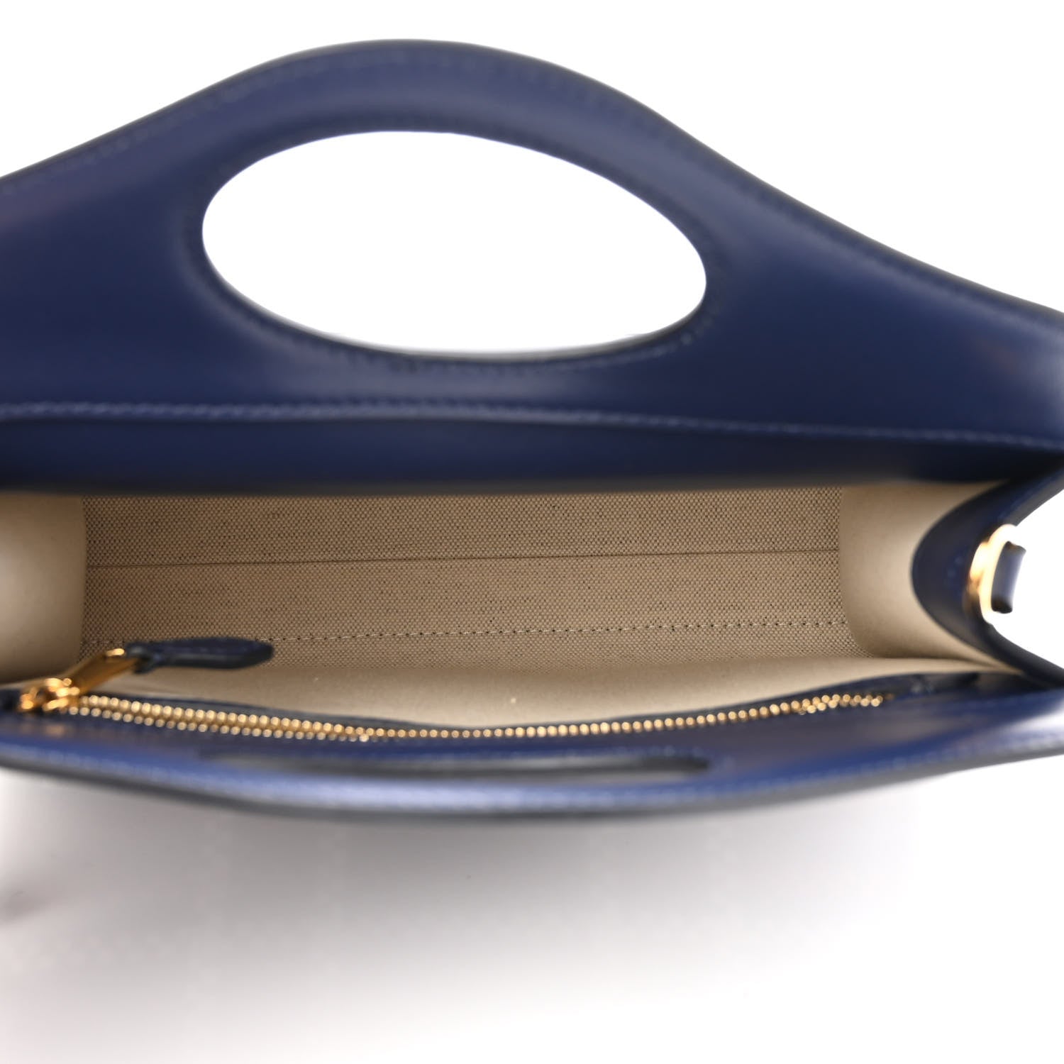 Burberry Calfskin Nylon Tartan Mini Pocket Bag Blue White Orange 5 of 10