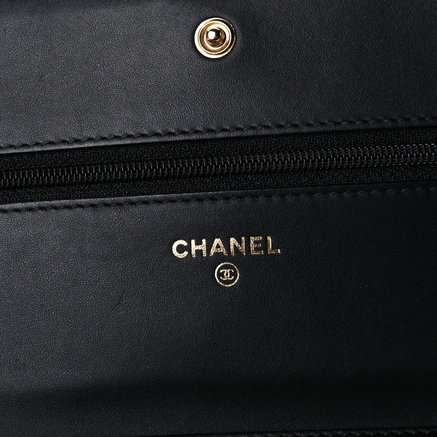 Chanel Caviar Quilted Boy Wallet On Chain WOC Black 6 of 8