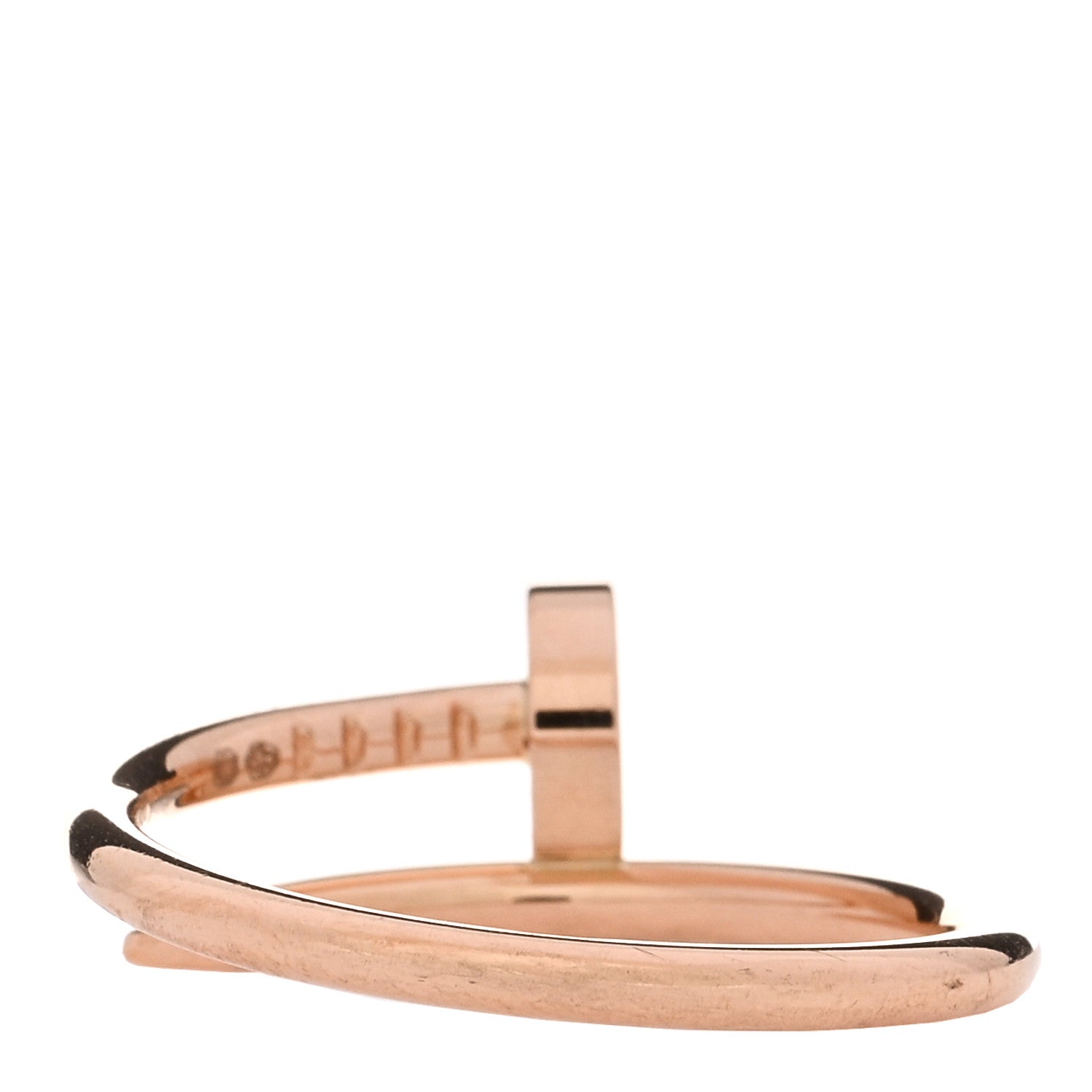 Cartier 18K Pink Gold Small Juste Un Clou Ring 51 5.75 3 of 5
