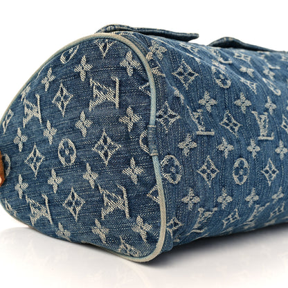 Louis Vuitton Monogram Denim Neo Speedy Blue 7 of 9