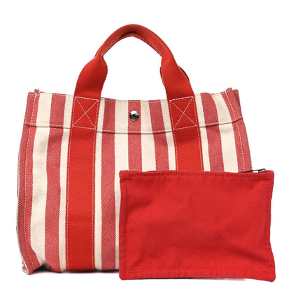 Hermes Canvas Striped Cannes MM 1 of 12