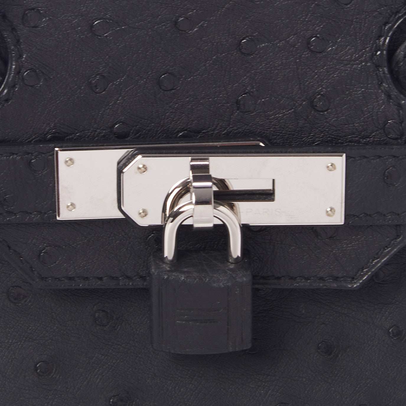 Ostrich Birkin 30 Black