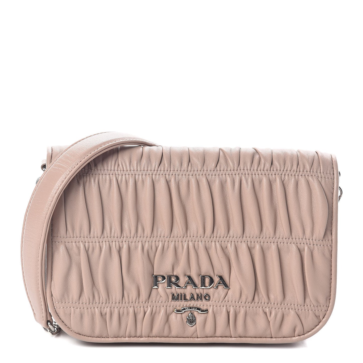 Nappa Gaufre Flap Cipria