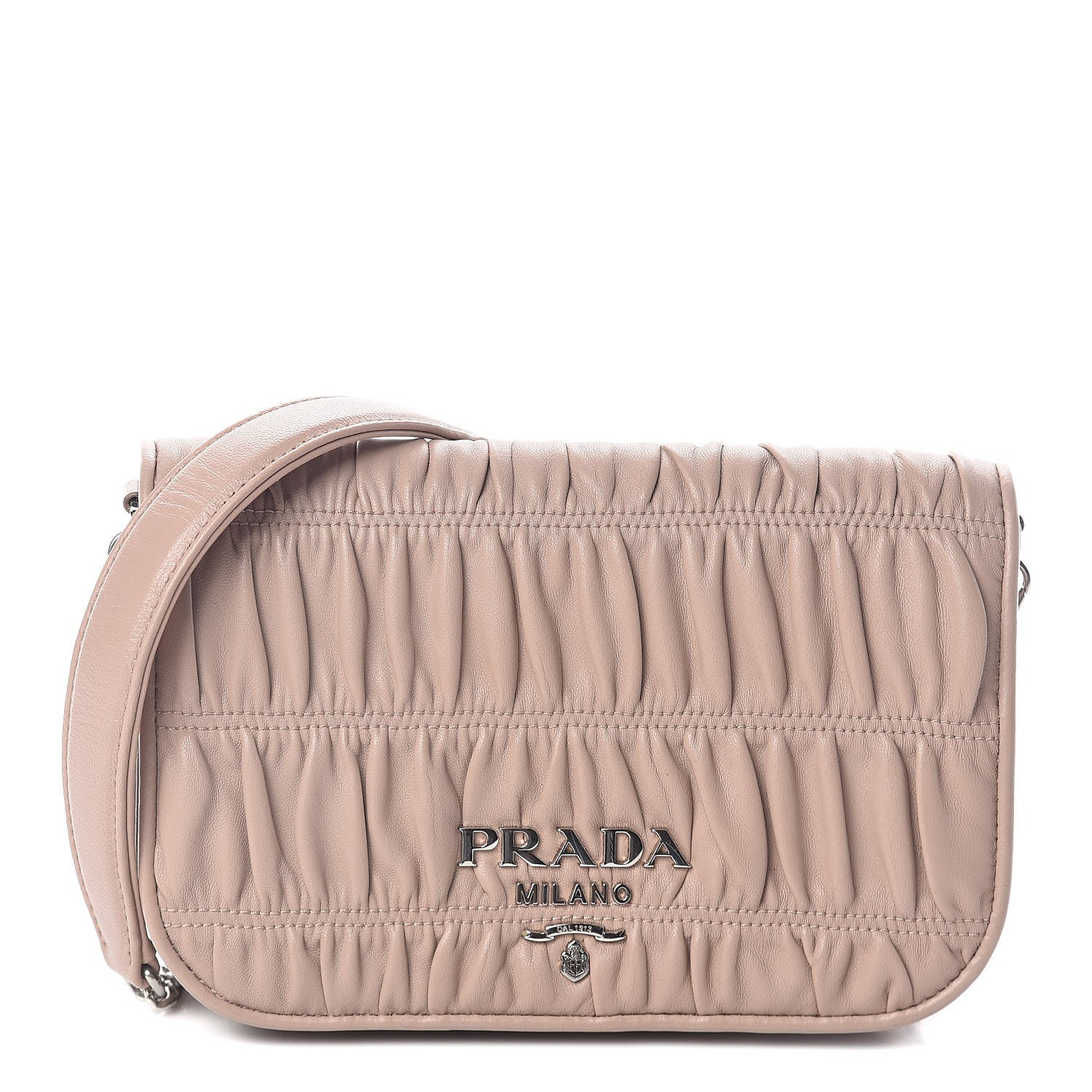 Prada Nappa Gaufre Flap Cipria 1 of 8