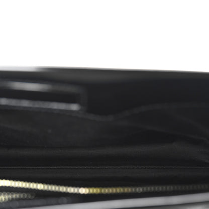 Saint Laurent Patent Calfskin Suzanne Shopping Tote Black 7 of 17