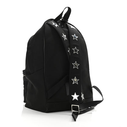 Saint Laurent Canvas Stars Print Hunting Backpack Black Silver 2 of 8