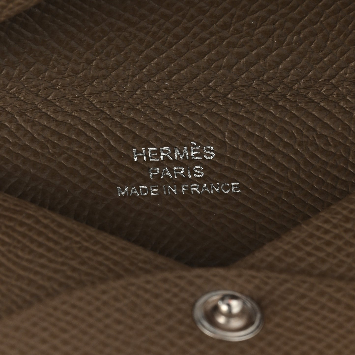 Epsom Calvi Card Case Etoupe
