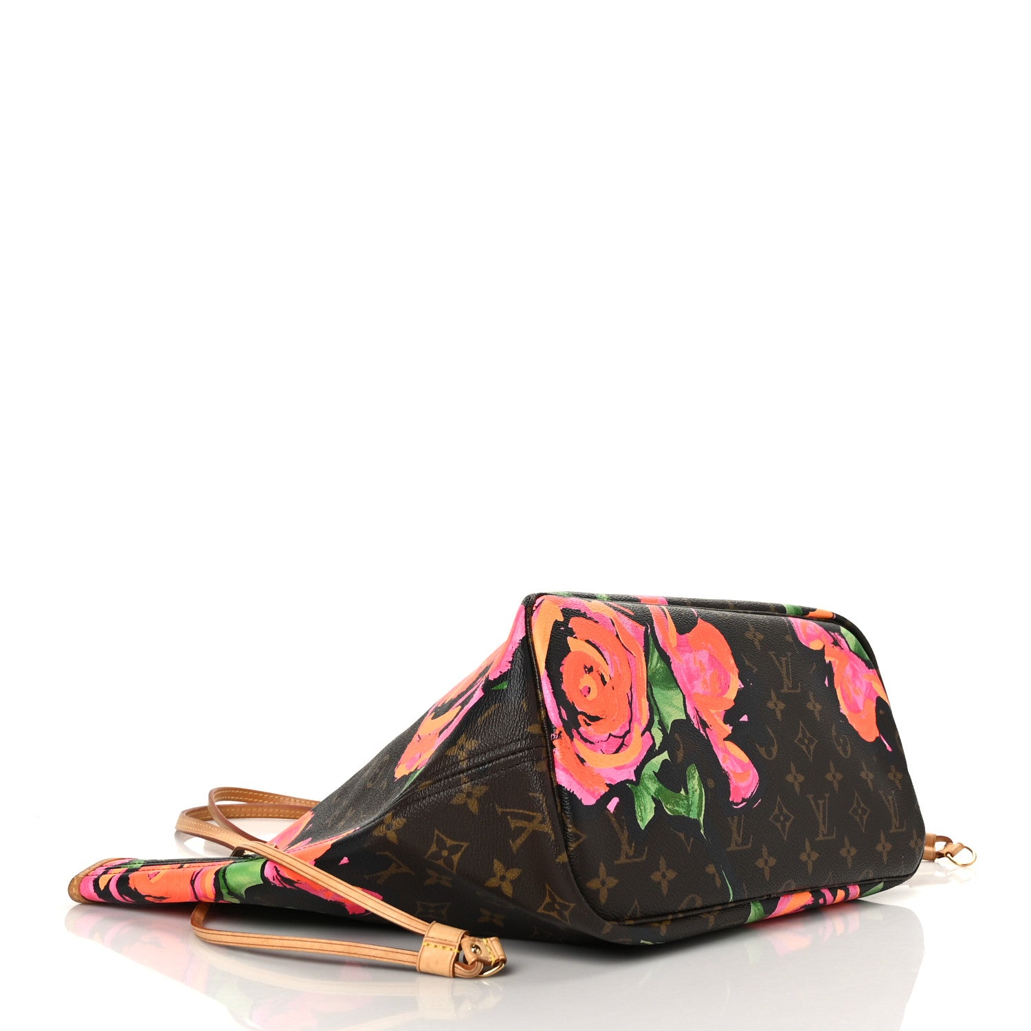 Louis Vuitton Monogram Roses Neverfull MM 4 of 11