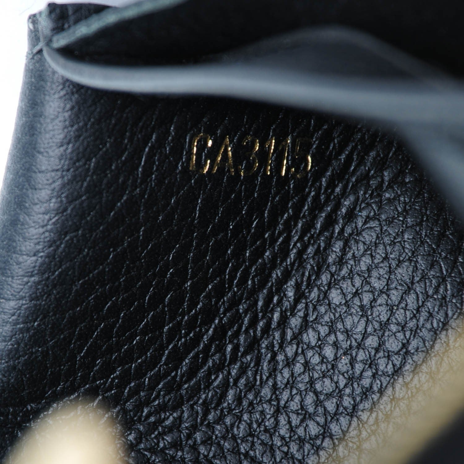 Louis Vuitton Calfskin Lockme Wallet Black 6 of 7
