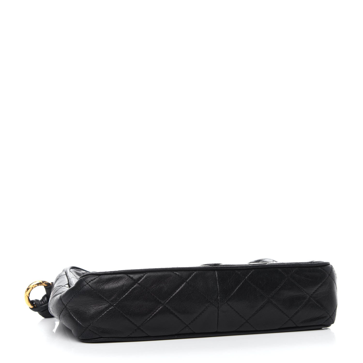 Chanel Lambskin Quilted CC Tassel Camera Case Black 4 of 11