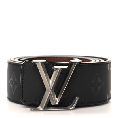 Louis Vuitton Monogram Illusion 40mm LV Initiales Reversible Belt 95 38 Black 1 of 5