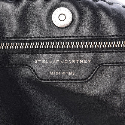 Stella McCartney Shaggy Deer Shearling Chain Falabella Tote Black 7 of 9