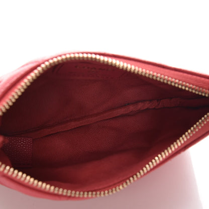 Chanel Caviar Quilted Small Cosmetic Case Dark Pink 5 of 8