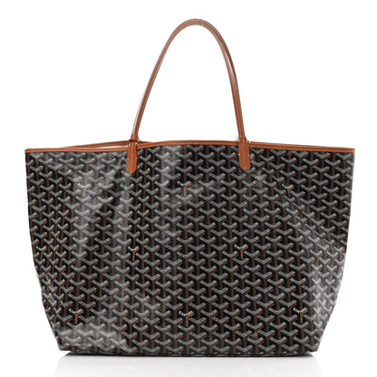 Goyard Goyardine Saint Louis GM Black Gold 3 of 11