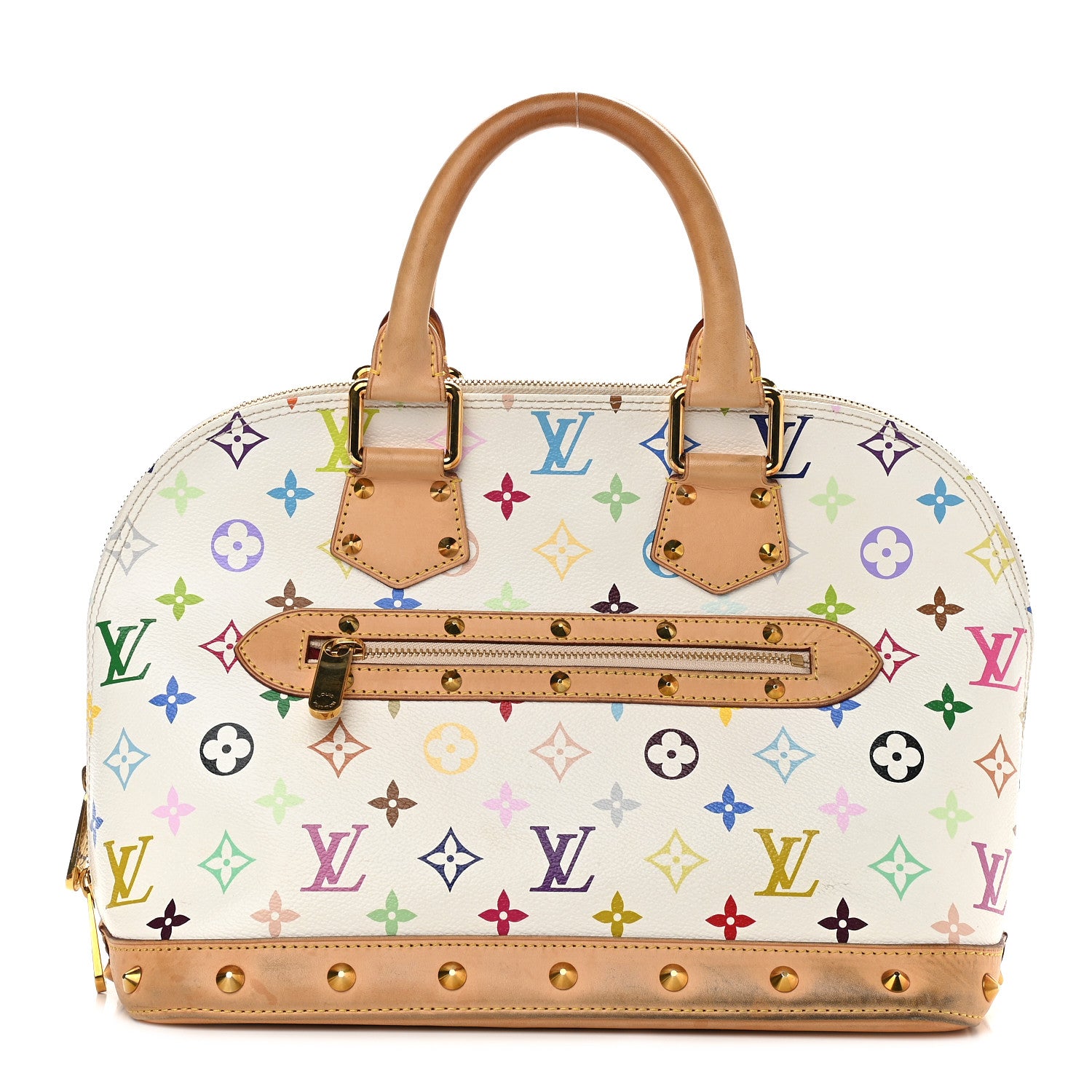 Louis Vuitton Monogram Multicolor Alma White 1 of 10