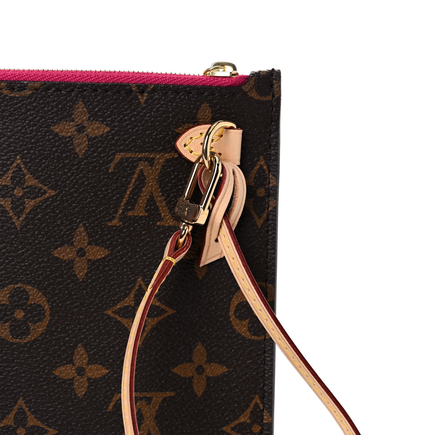 Louis Vuitton Monogram Neverfull MM GM Pochette Pivoine 7 of 7