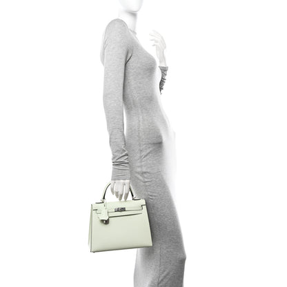 Hermes Epsom Kelly Sellier 25 Vert Fizz 2 of 12