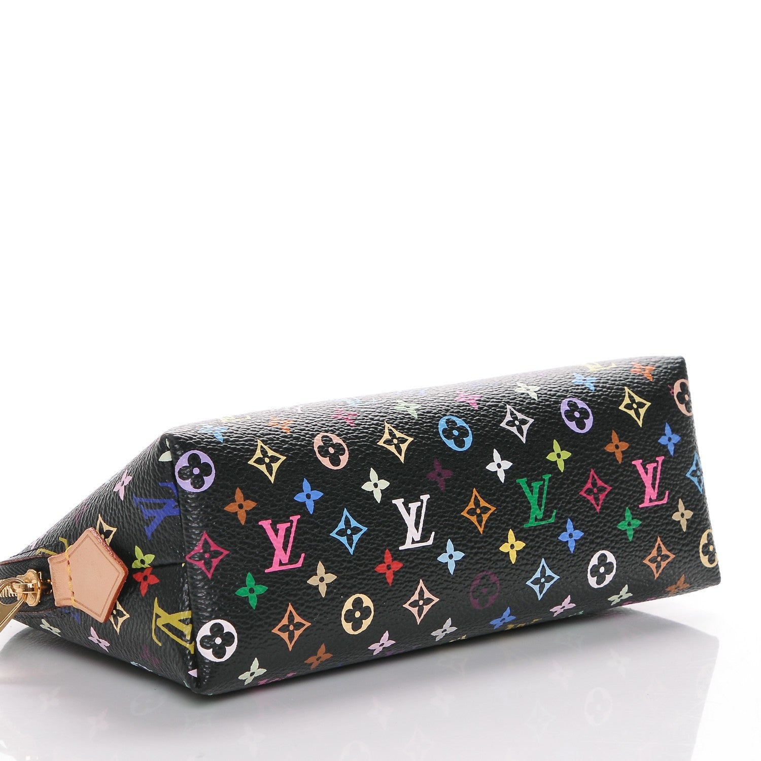 Louis Vuitton Monogram Multicolor Cosmetic Pouch Black Grenade 4 of 6