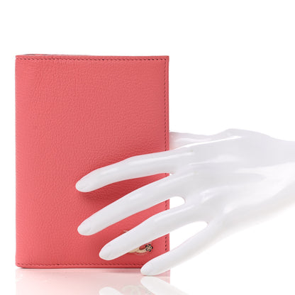 Chanel Goatskin Camellia Card Holder Pink 2 of 7
