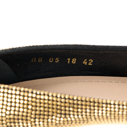 Christian Dior Suede Studded D-Choc 90mm Pumps 42 Black Gold 8 of 11