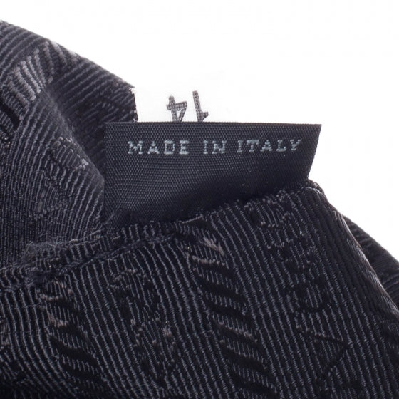 Tessuto Nylon Gaufre Tote Nero Black