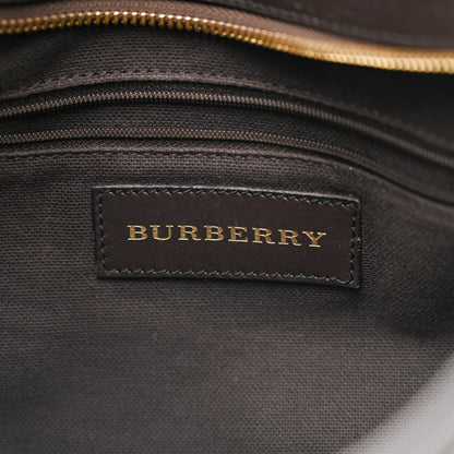 Burberry Haymarket Check Small Brooklyn Hobo Brown 6 of 20