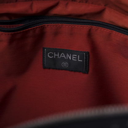 Chanel Nylon Travel Duffel Bag Black 8 of 11