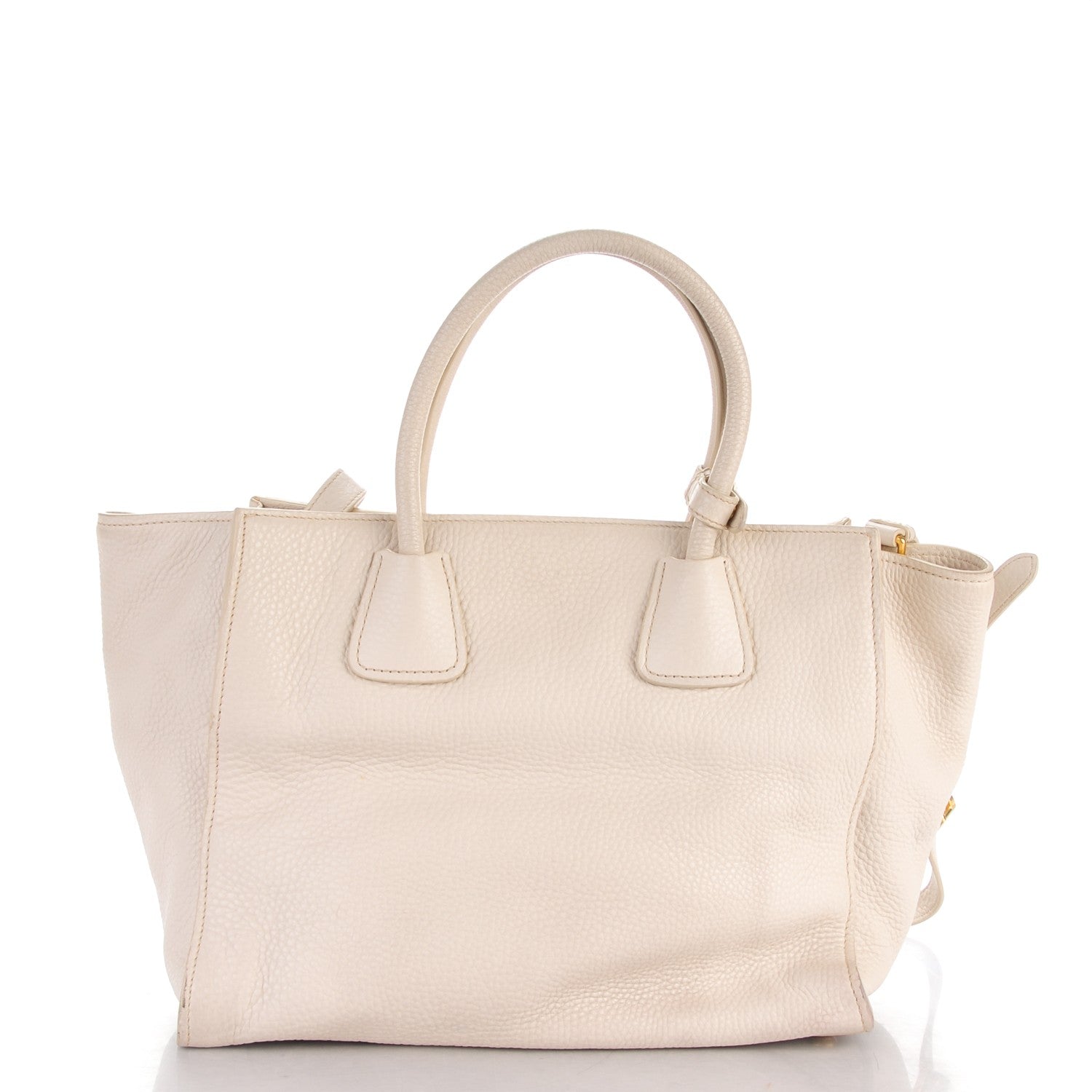 Prada Vitello Daino Shopping Tote Talco 10 of 10