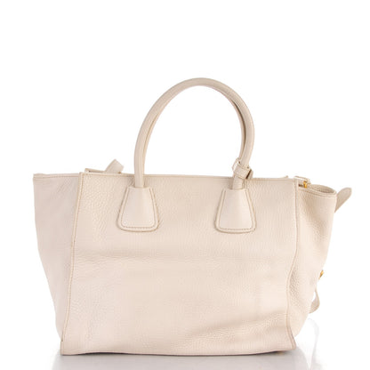Prada Vitello Daino Shopping Tote Talco 10 of 10