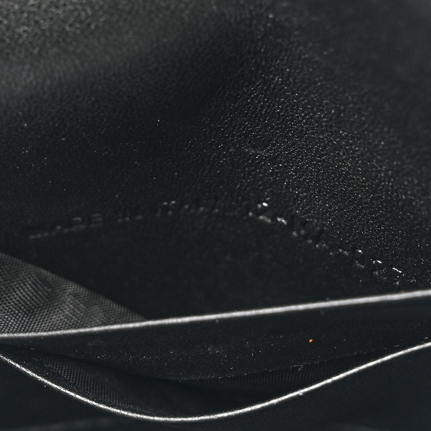 Supple Calfskin Cannage Caro Belt Pouch with Chain Black