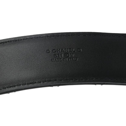 Chanel Calfskin Quilted CC Chain Belt 80 Black 3 of 6