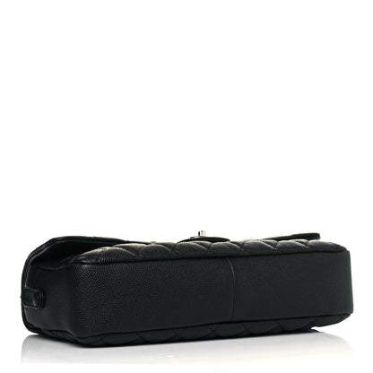 Chanel Caviar Quilted Jumbo Easy Flap Black 4 of 11