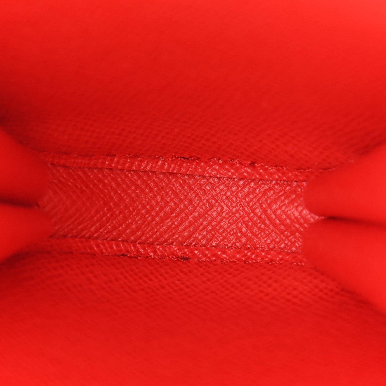 Louis Vuitton Monogram OnTheGo East West Round Coin Purse Red 5 of 7