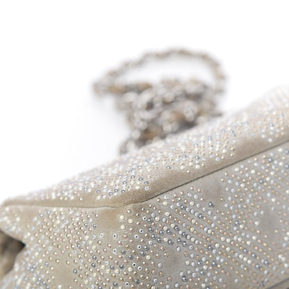 Chanel Iridescent Calfskin Studded Mini Flap Silver 13 of 14