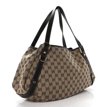 Gucci Monogram Medium Abbey Shoulder Bag Dark Brown 3 of 9