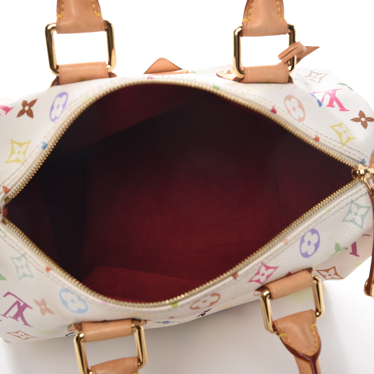 Louis Vuitton Monogram Multicolor Speedy 30 White 5 of 12