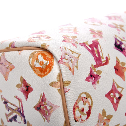 Louis Vuitton Watercolor Aquarelle Speedy 35 White 12 of 13