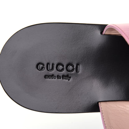 Gucci Calfskin GG Marmont Thong Sandals 38.5 Wild Rose 8 of 11