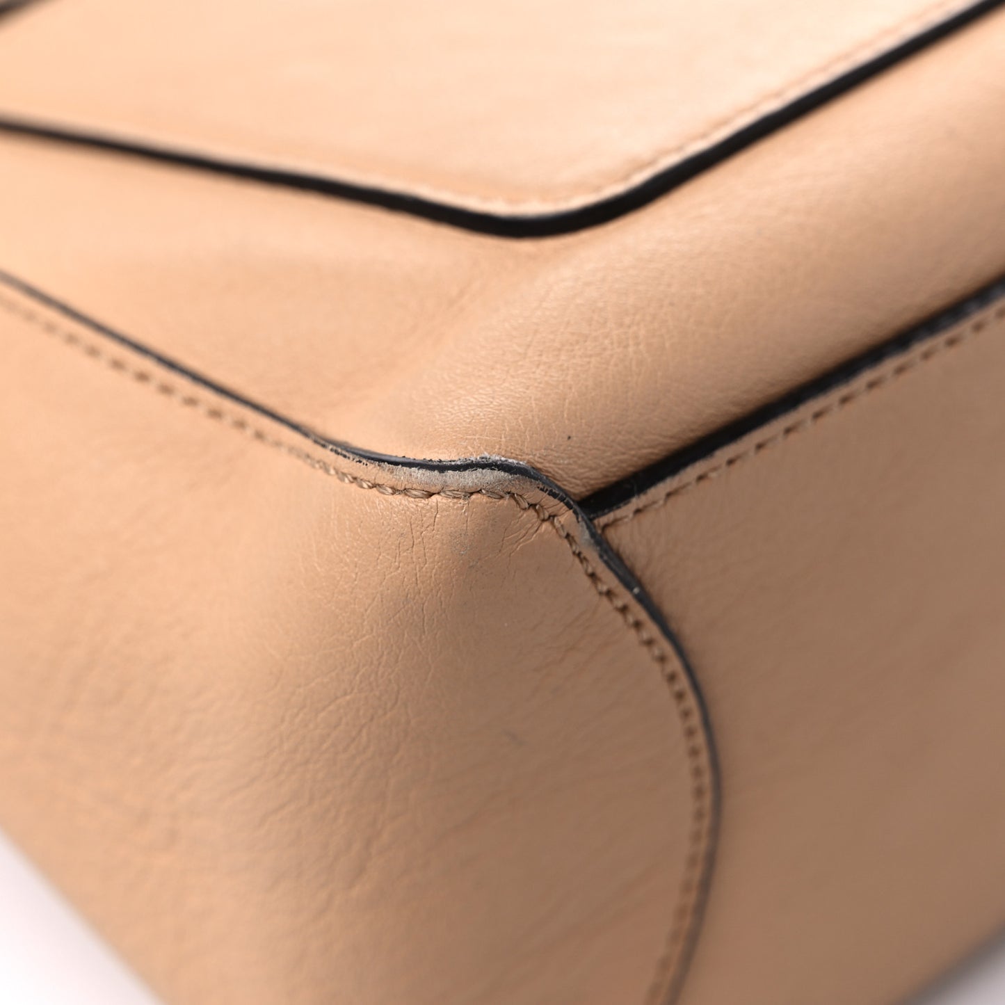 Calfskin Medium Faye Day Shoulder Bag Blush Nude