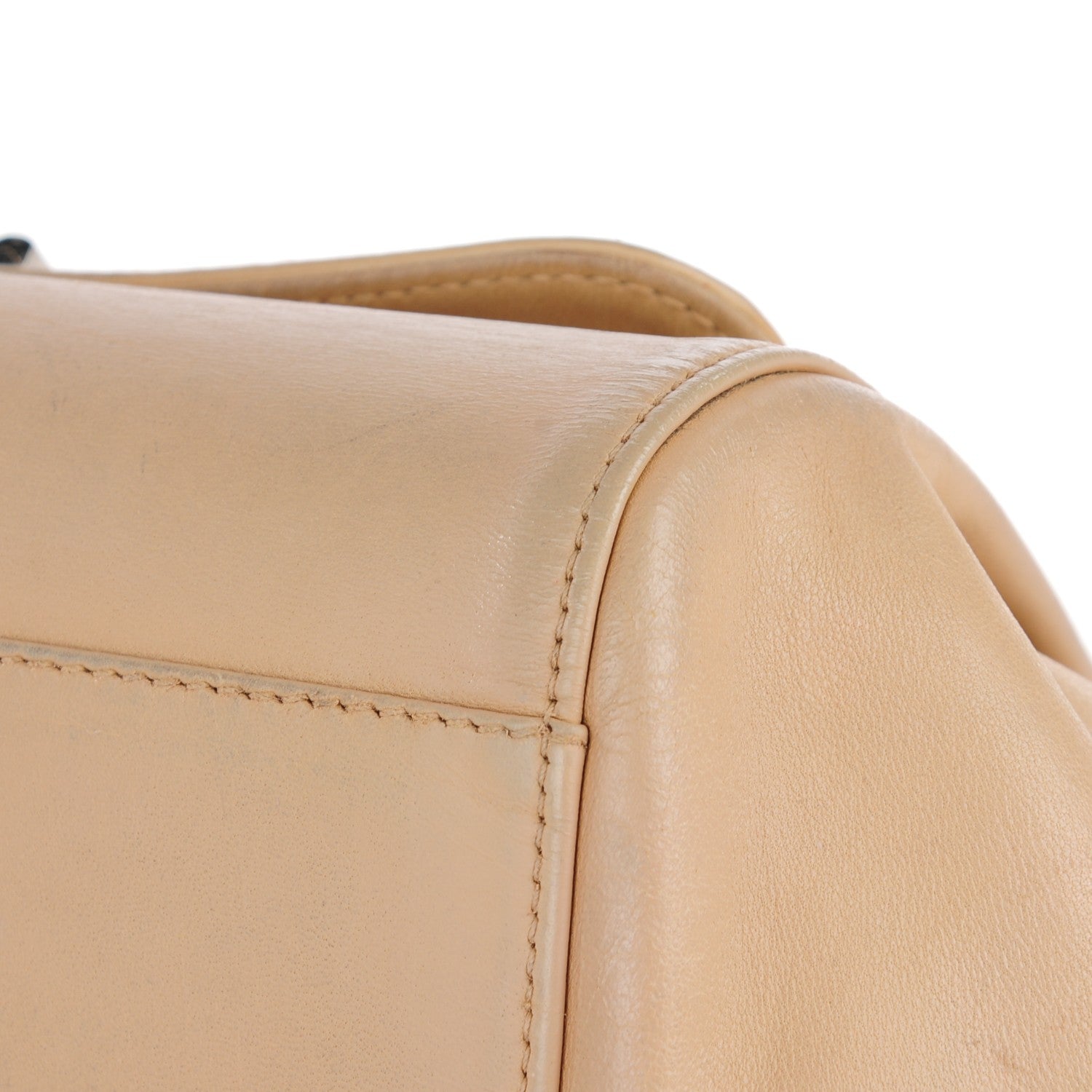 Chanel Lambskin Vertical Quilt Accordion Flap Beige 9 of 12