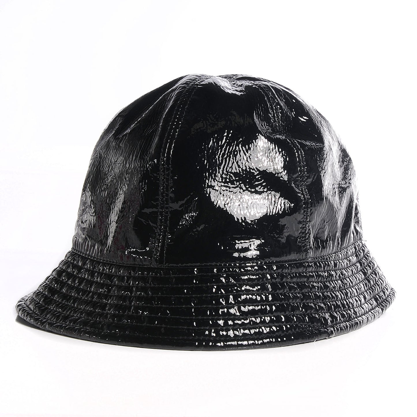 Vinyl Tweed Bucket Hat 58 Black