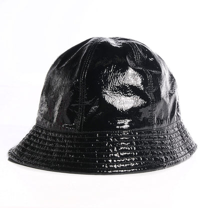 Chanel Vinyl Tweed Bucket Hat 58 Black 3 of 8