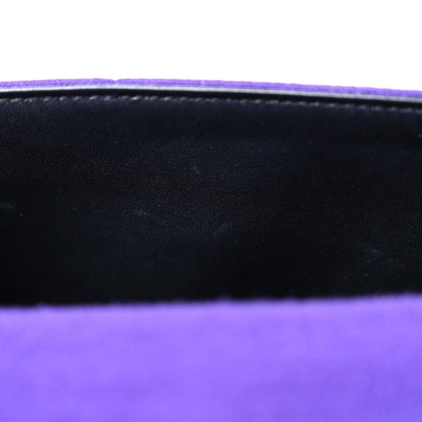 Jersey Wool Patchwork Monogram Medium Jamie Baguette Purple