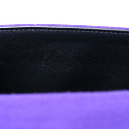 Saint Laurent Jersey Wool Patchwork Monogram Medium Jamie Baguette Purple 11 of 13