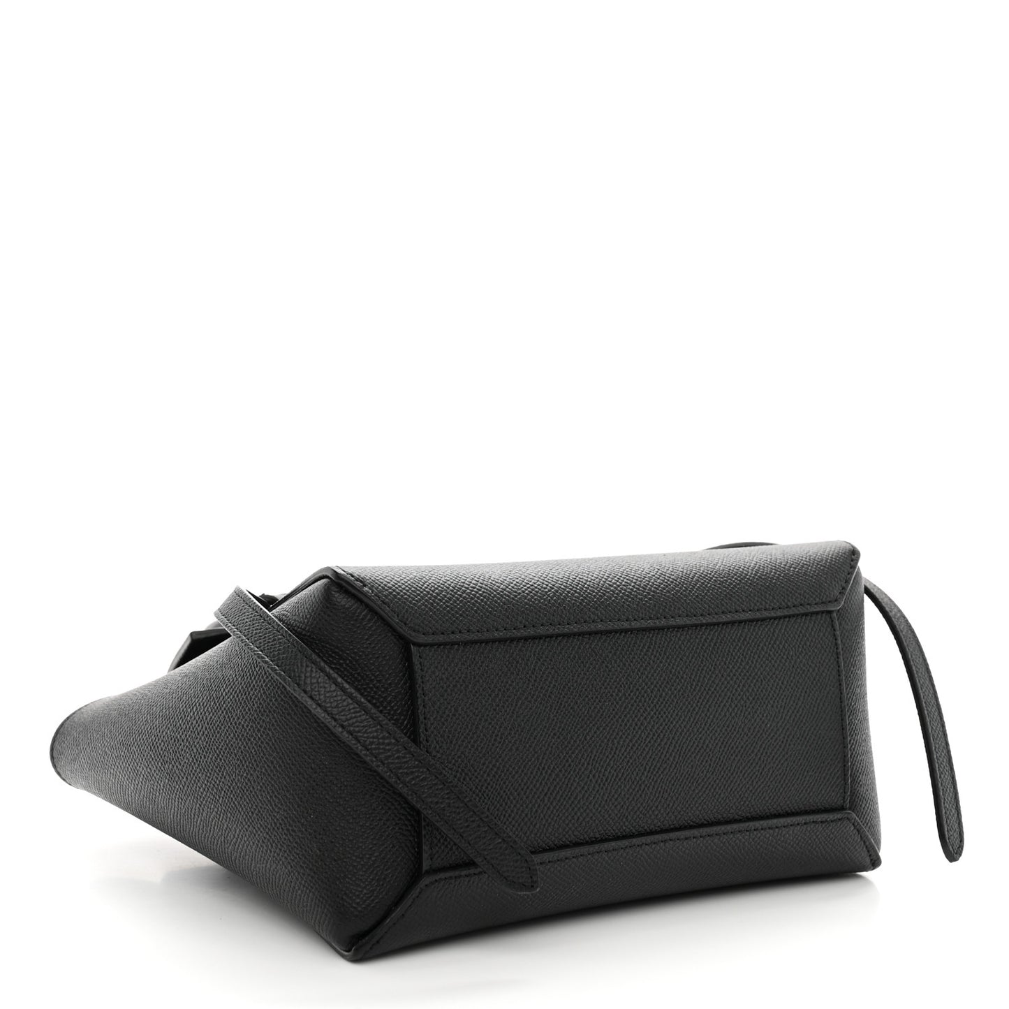 Grained Calfskin Nano Belt Bag Black