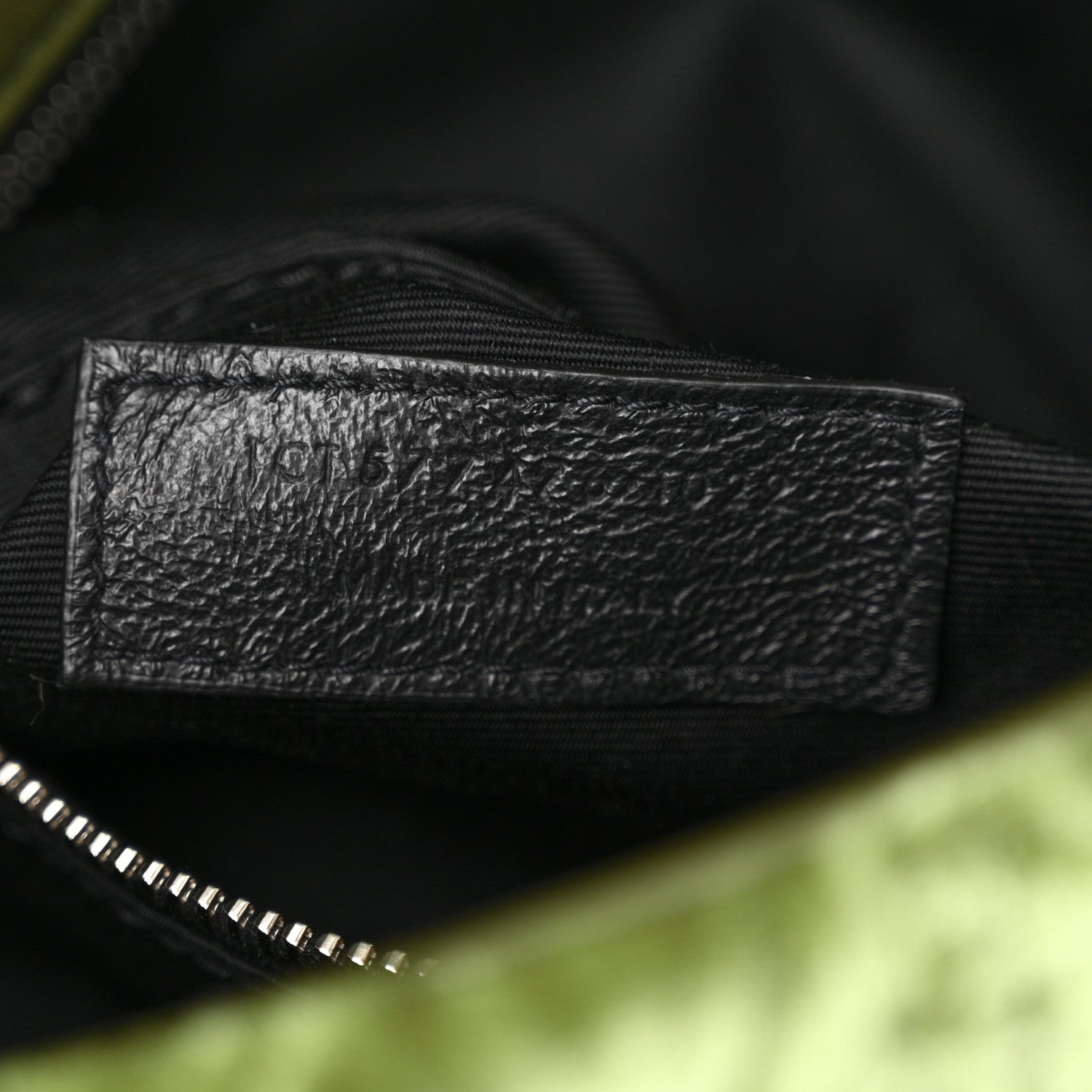 Saint Laurent Crushed Velvet Quilted Small Loulou Puffer Monogram Chain Satchel Green 7 of 11