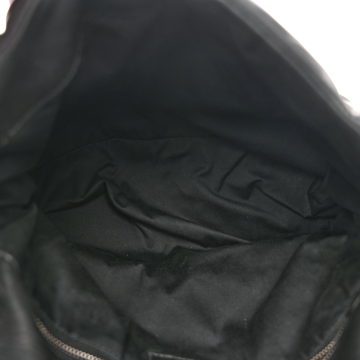 Saint Laurent Lambskin Quilted Medium Loulou Puffer Monogram Chain Satchel Black 5 of 11