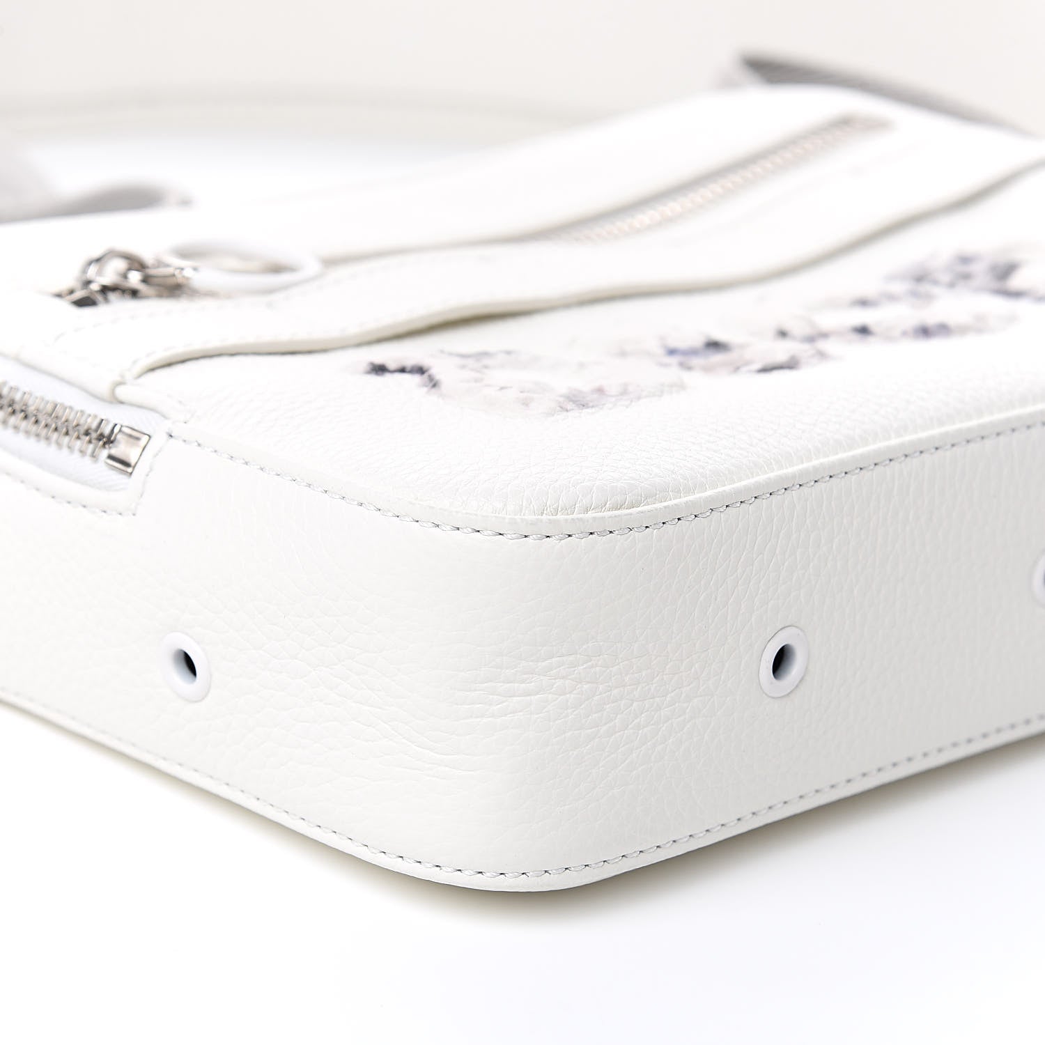 Christian Dior X DANIEL ARSHAM Grained Calfskin Safari Messenger White 7 of 10