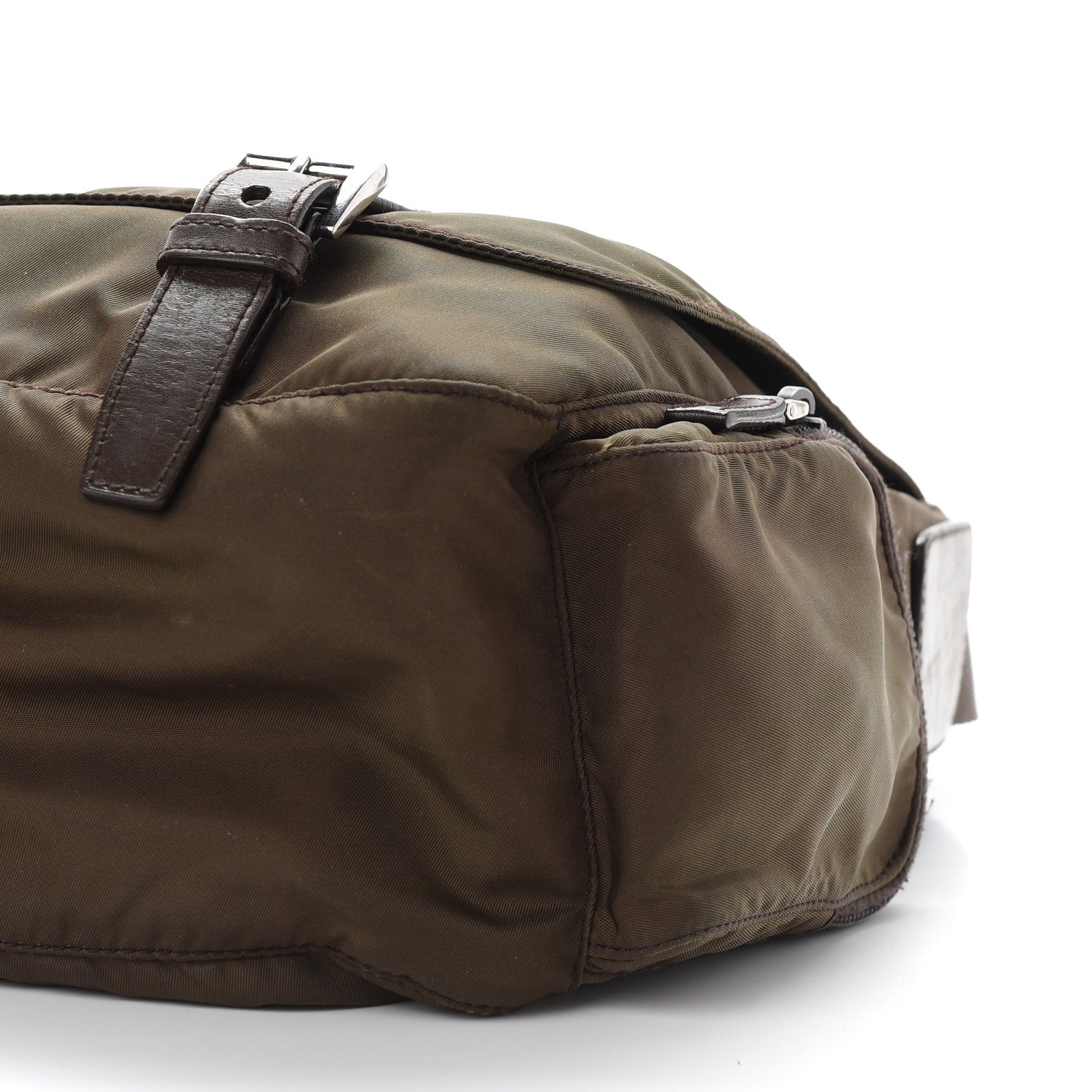Prada Nylon Vela Sport Messenger Bag Bruciato 8 of 10